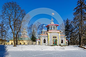 Creaking (Chinese) Summer-House in the Catherine park in Pushkin photo